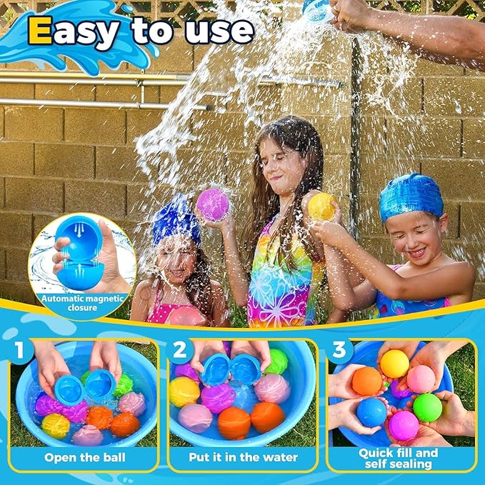 6PCS Reusable Water Balloons