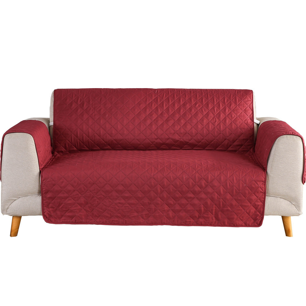 Reversible Quilted Sofa Cover