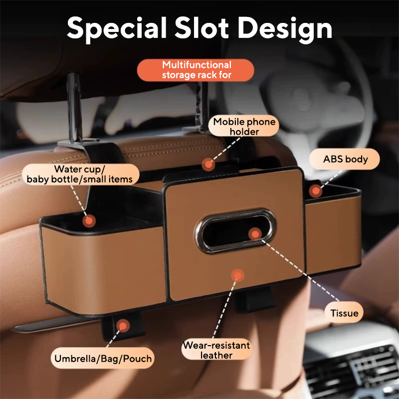 Multi-functional Car Seat Back Storage Box
