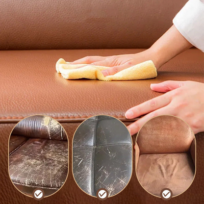 Leather Care & Cleaning Cream with Sponge