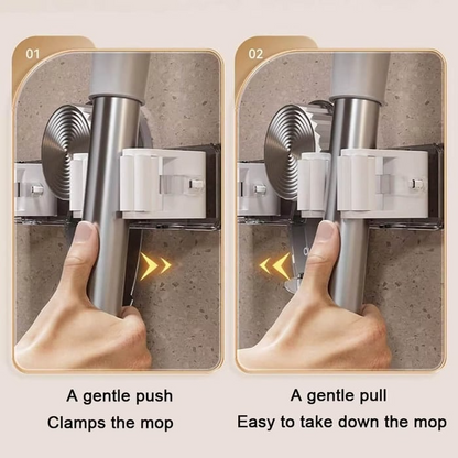Creative Suction Cup Mop Clamp PRO
