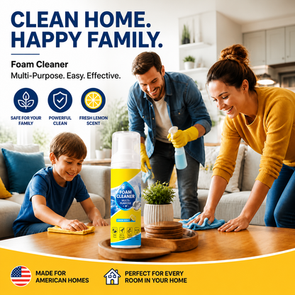 4-in-1 Multi-Enzyme All-Purpose Deep Cleaning Foam Cleaner