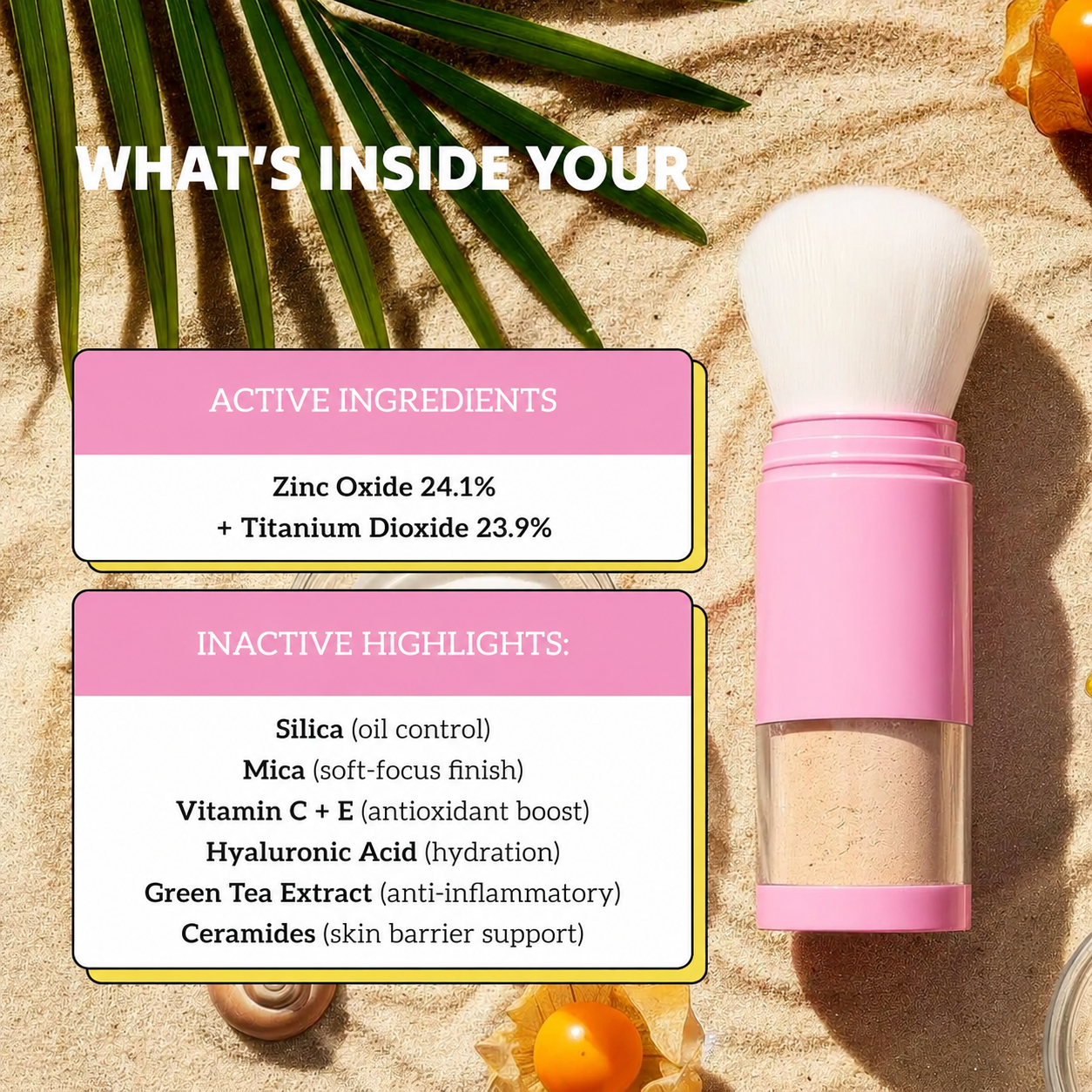 SPF 50 Mineral Sunscreen Powder