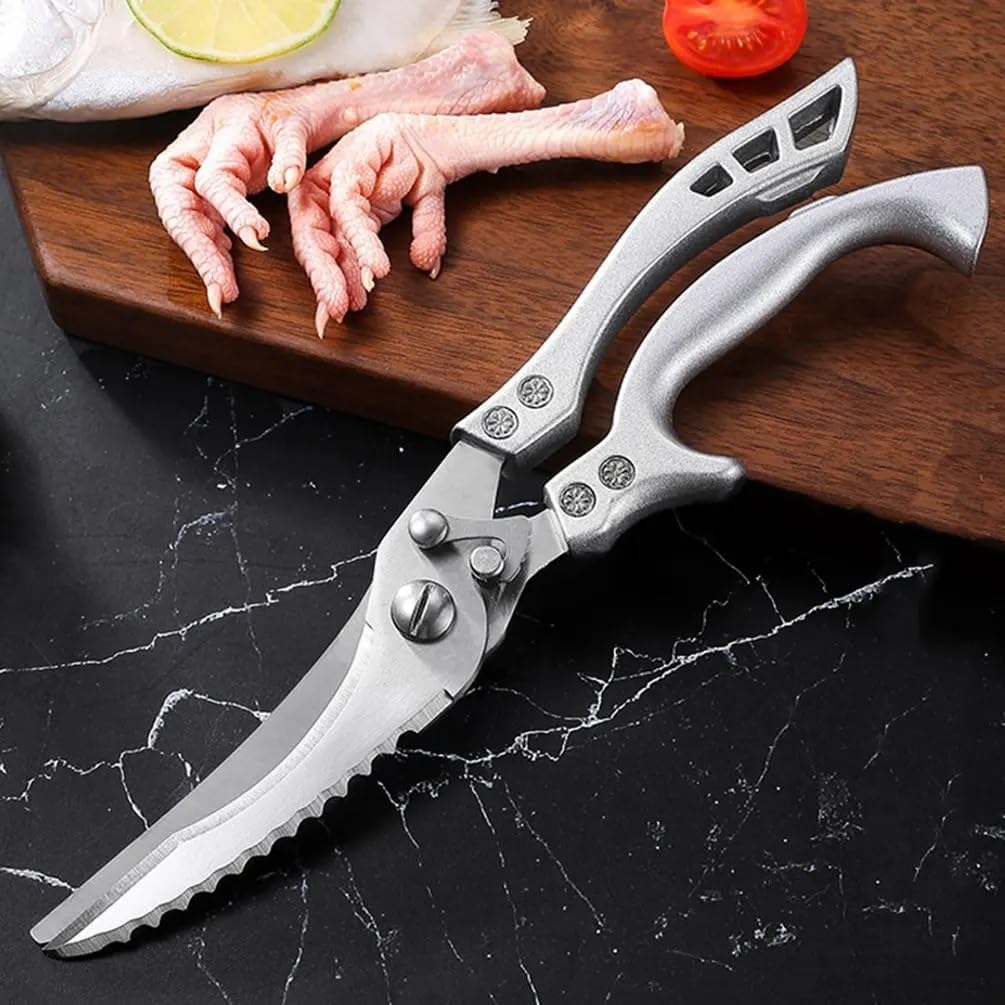 All-in-One Heavy-Duty Powerful Kitchen Scissors – Meat, Seafood, Veggies