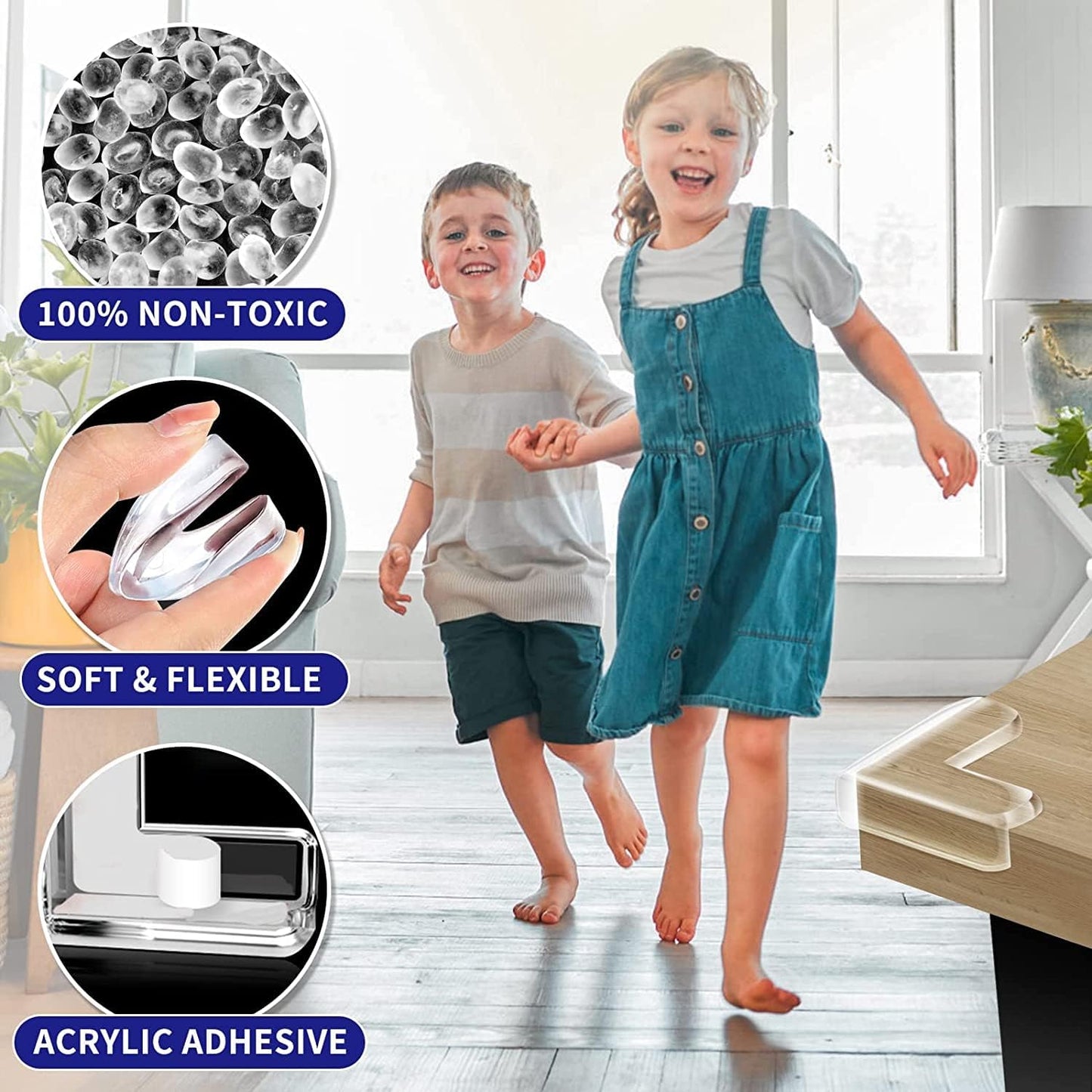 Table Corner Protectors PRO for Baby Guards