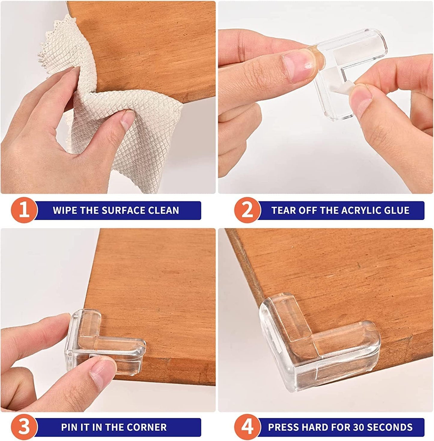 Table Corner Protectors PRO for Baby Guards