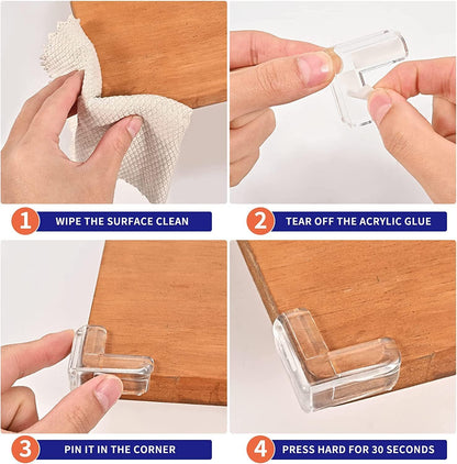 Table Corner Protectors PRO for Baby Guards