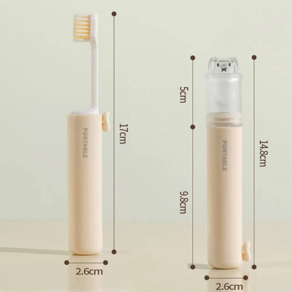 2-In-1 Travel Folding Toothbrush