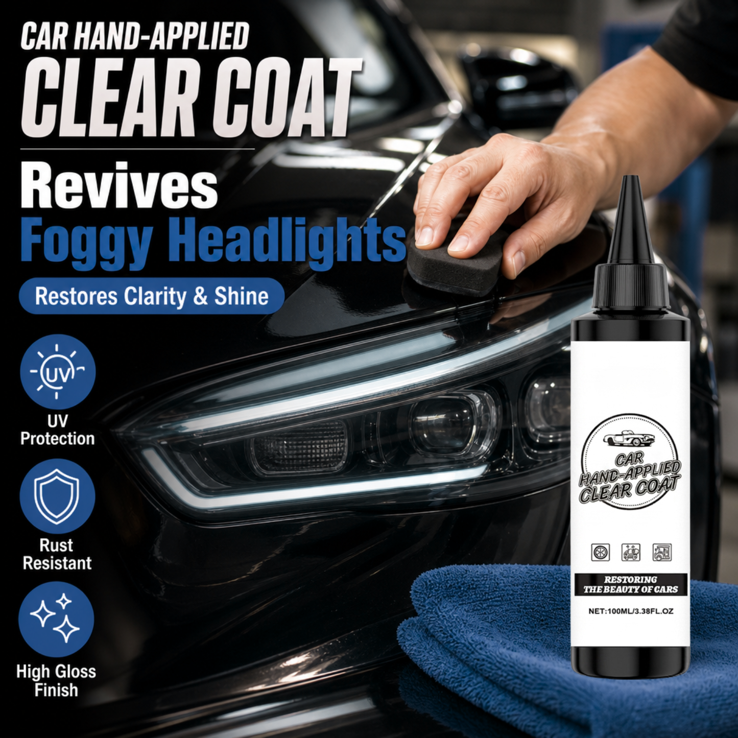 Car Hand-applied Clear Coat