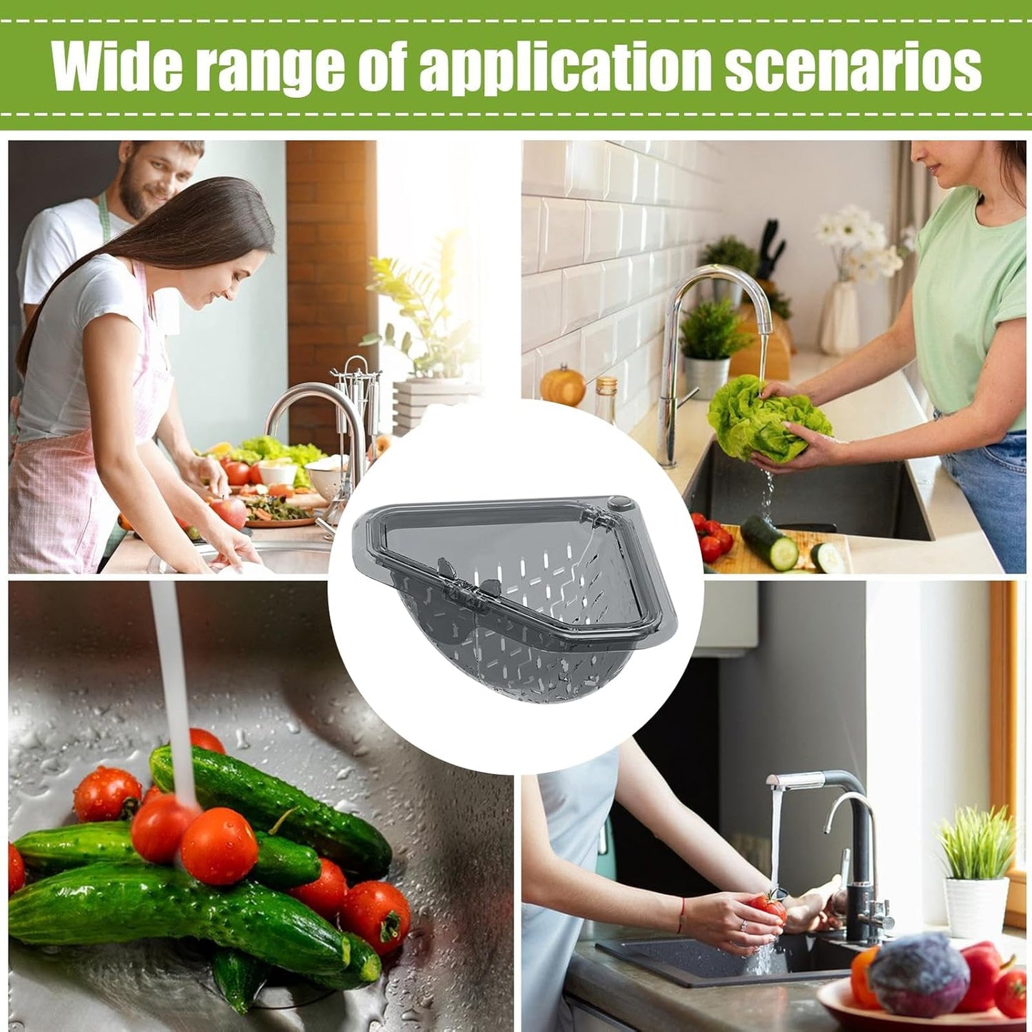 Magnetic Triangle Sink Strainer PRO