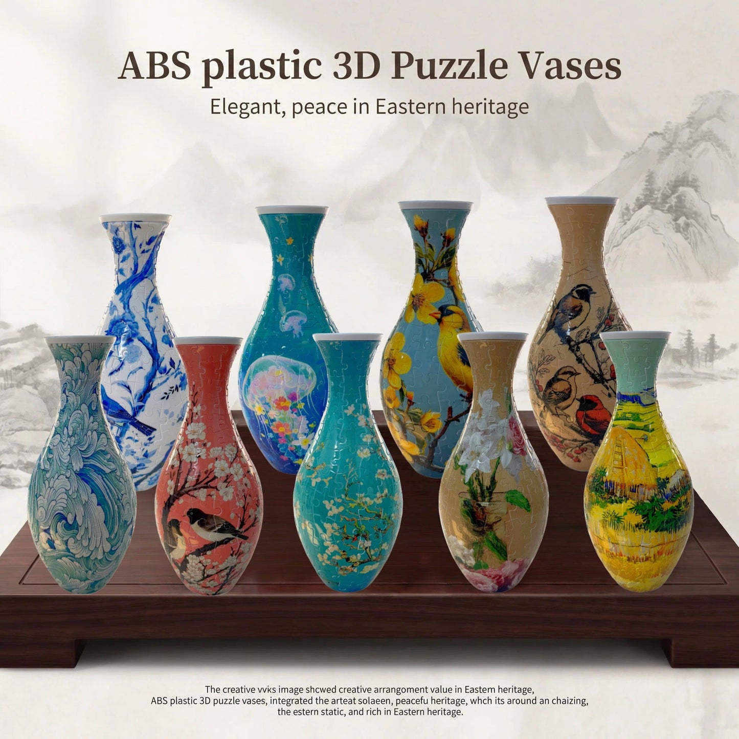 3D Puzzle Vase