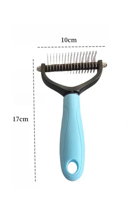 Dual-Sided Pet Grooming Comb for Dogs & Cats