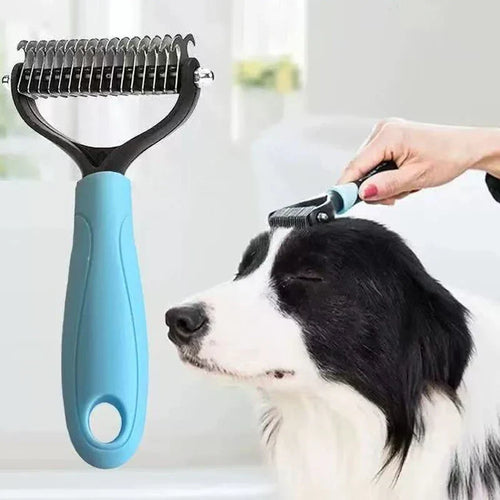 Dual-Sided Pet Grooming Comb for Dogs & Cats