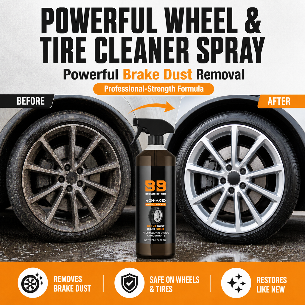 Powerful Wheel & Tire Cleaner Spray