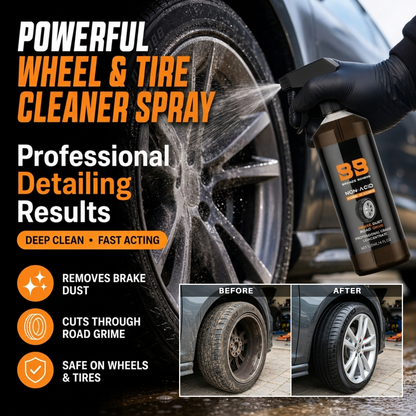Powerful Wheel & Tire Cleaner Spray