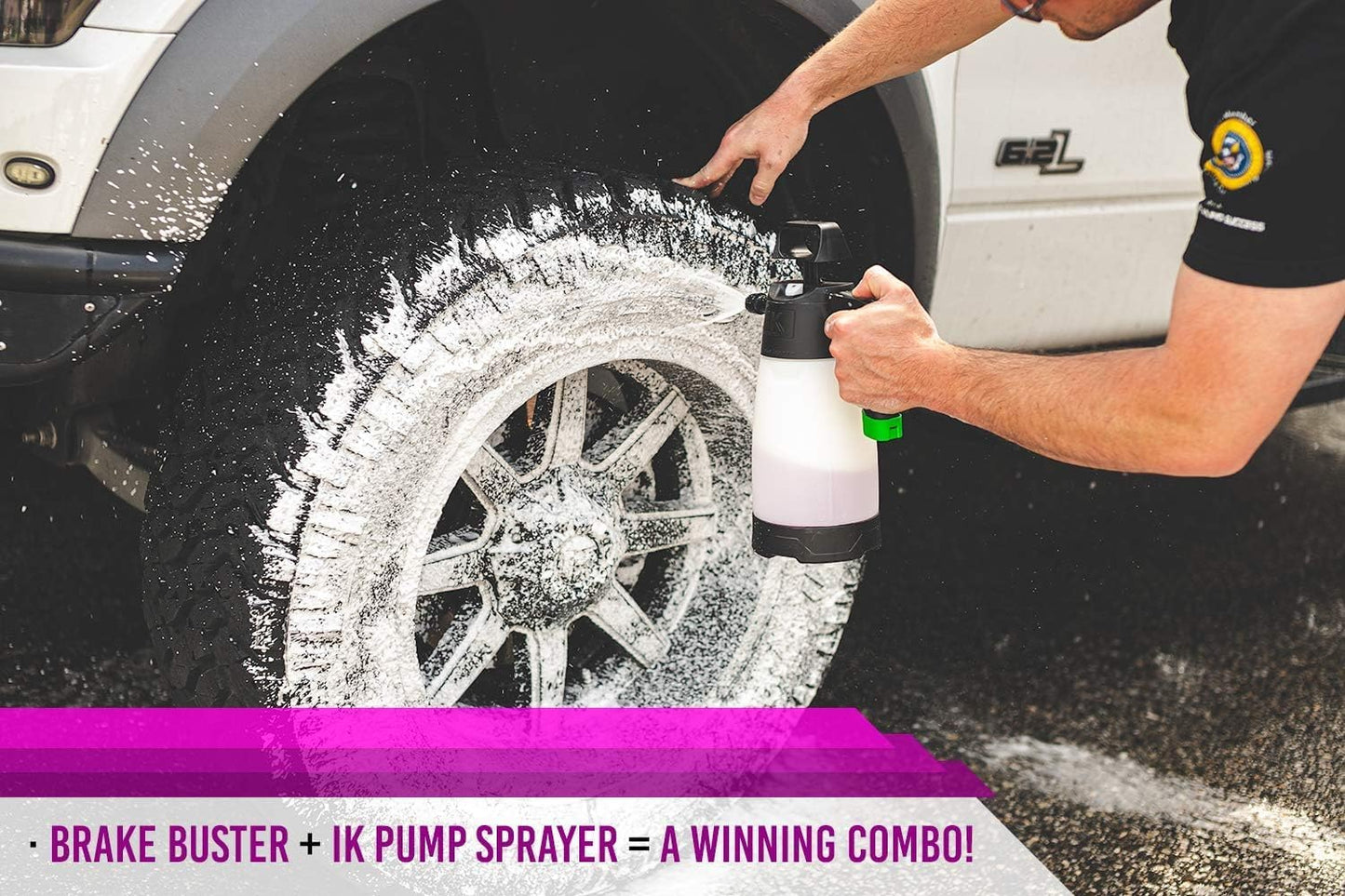 Brake Buster Wheel Cleaner - Non Acid, Removes Brake Dust, Oil, Dirt, Light Corrosion