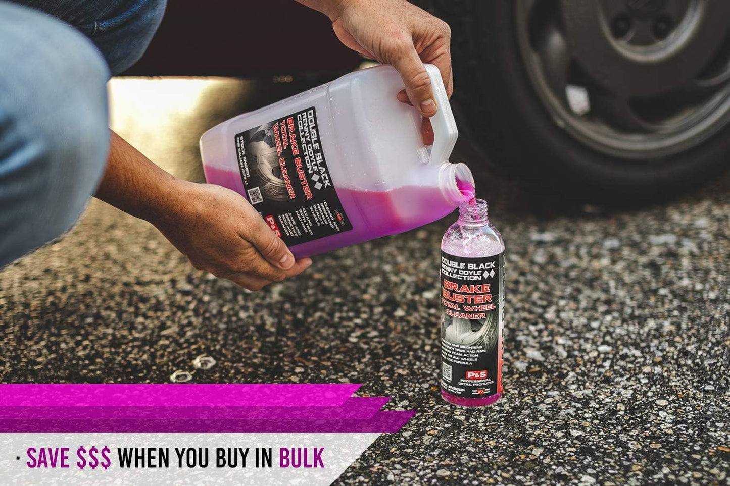 Brake Buster Wheel Cleaner - Non Acid, Removes Brake Dust, Oil, Dirt, Light Corrosion