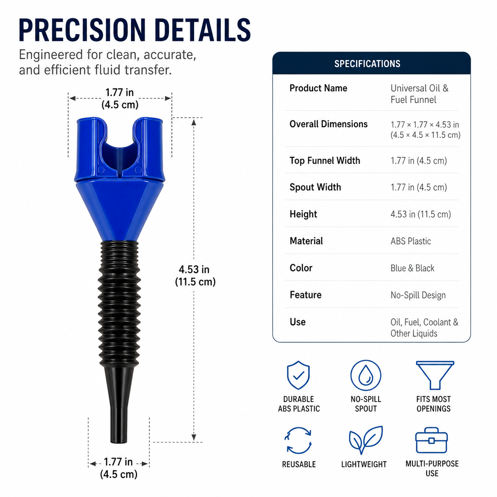 Universal Oil & Fuel Funnel