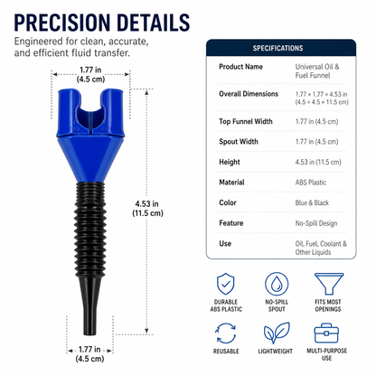 Universal Oil & Fuel Funnel
