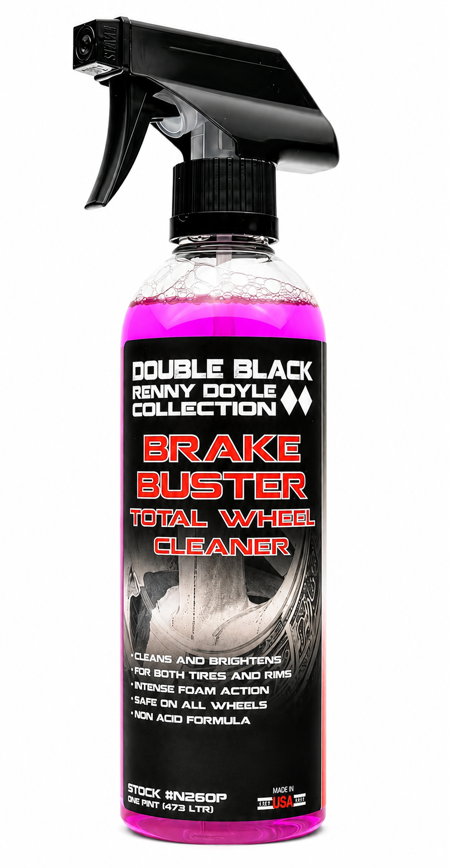 Brake Buster Wheel Cleaner - Non Acid, Removes Brake Dust, Oil, Dirt, Light Corrosion