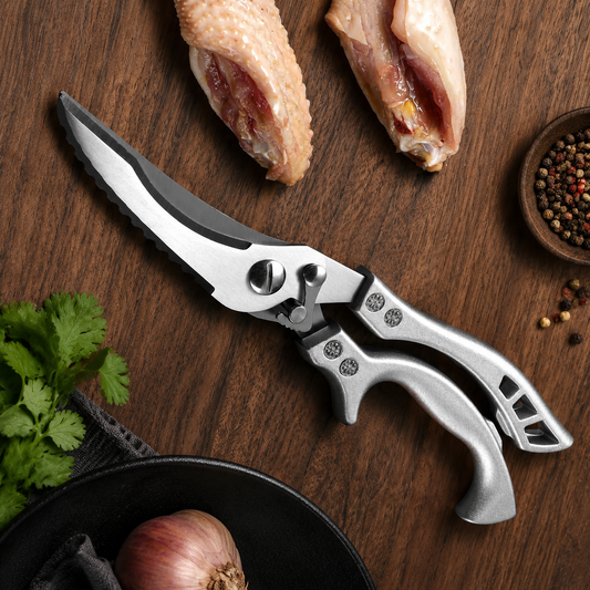All-in-One Heavy-Duty Powerful Kitchen Scissors – Meat, Seafood, Veggies